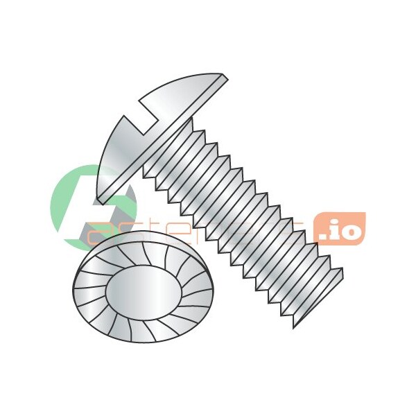 Newport Fasteners 5/16"-18 x 1-1/4 in Slotted Truss Machine Screw, Zinc Plated Steel, 1000 PK 465255 - main